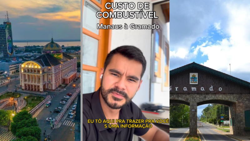 Após cinco dias na estrada, casal de Manaus chega a Gramado e revela gastos da viagem