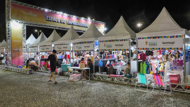 Prefeitura de Manaus promove ‘Feira de Economia Criativa e Gastronomia dos Pais Empreendedores’ para fortalecer pequenos negócios