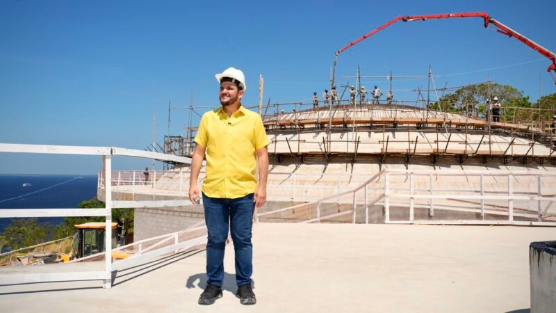 Prefeito Renato Junior vistoria avanço das obras do parque Encontro das Águas Rosa Almeida e destaca o potencial do espaço como novo eixo turístico na zona Leste