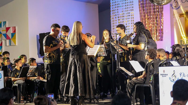 Grupo de flauta doce ‘Os Sopraninos’ do Centro de Artes da Prefeitura de Manaus comemora 10 anos com concerto na zona Leste