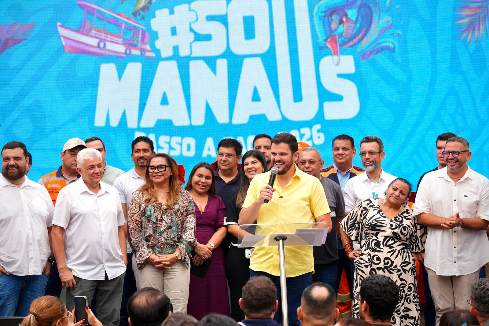 Prefeito Renato Junior anuncia atrações do ‘#SouManaus Passo a Paço 2026’ e destaca ampliação de espaço para artistas locais e redução do uso de recursos públicos em R$ 10 milhões