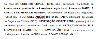 Vereador pede investigação de contratos de quase R$ 160 milhões de empresas da família de Roberto Cidade com o governo estadual