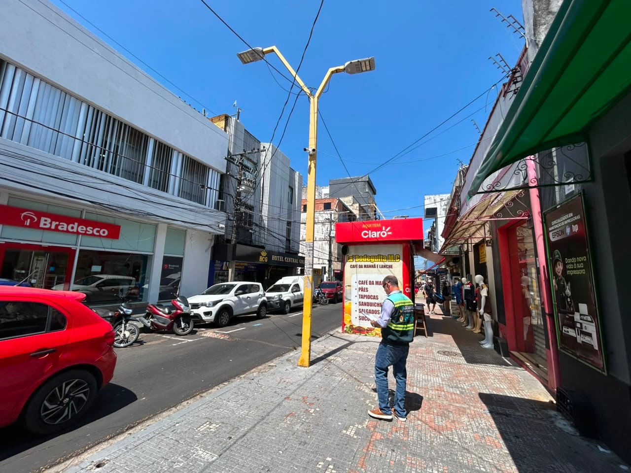 Prefeitura avança na modernização da infraestrutura urbana de iluminação pública do centro de Manaus