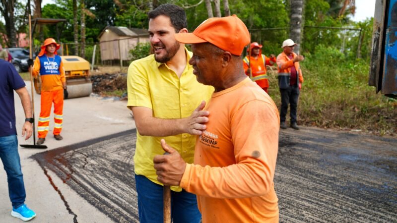 Prefeito Renato Junior fiscaliza serviços no ramal do Brasileirinho e anuncia três semanas de tapa-buracos para recuperar o trecho