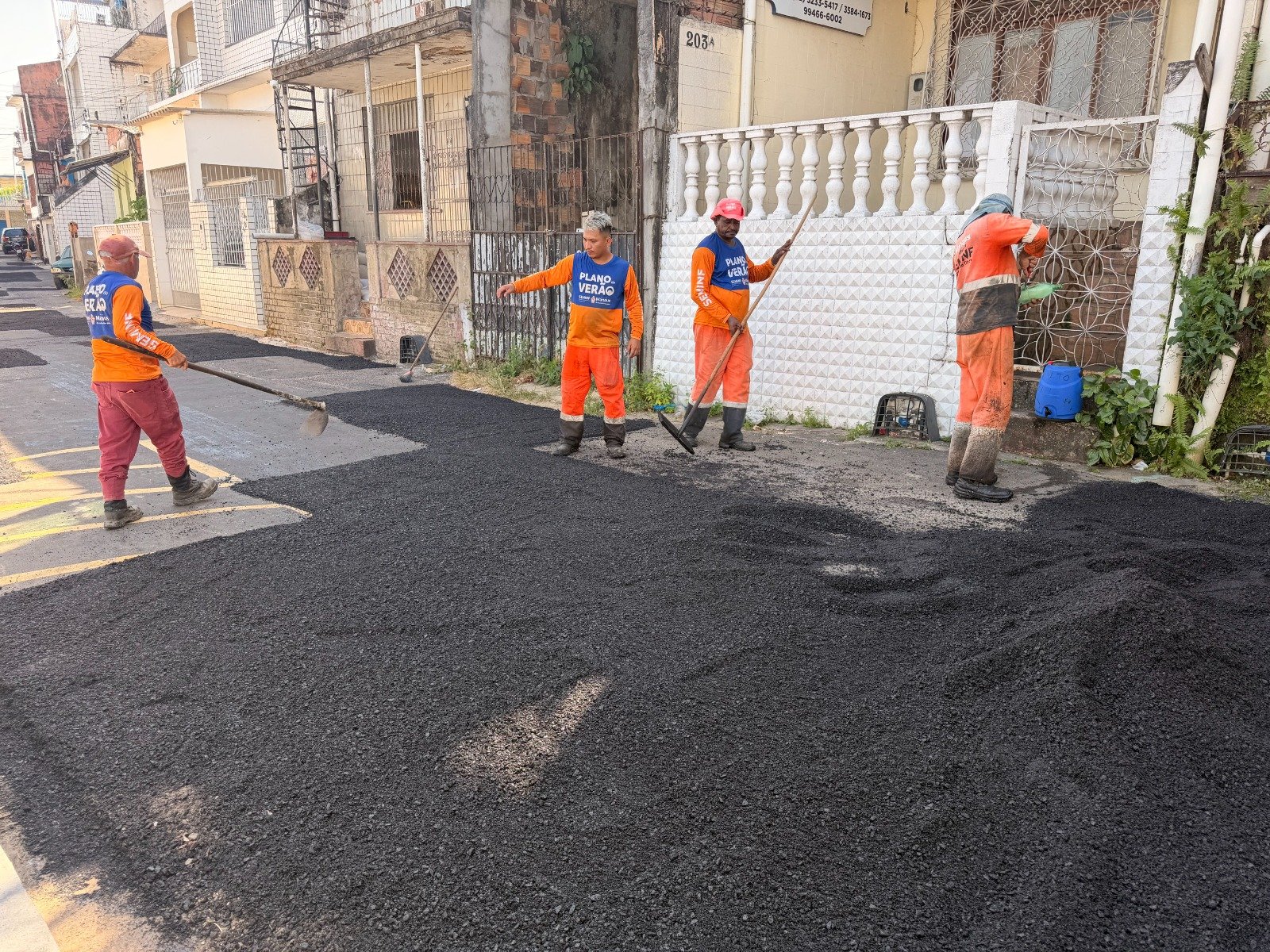 Prefeitura de Manaus recupera pavimento da rua Boa Vista e melhora segurança viária no São Raimundo