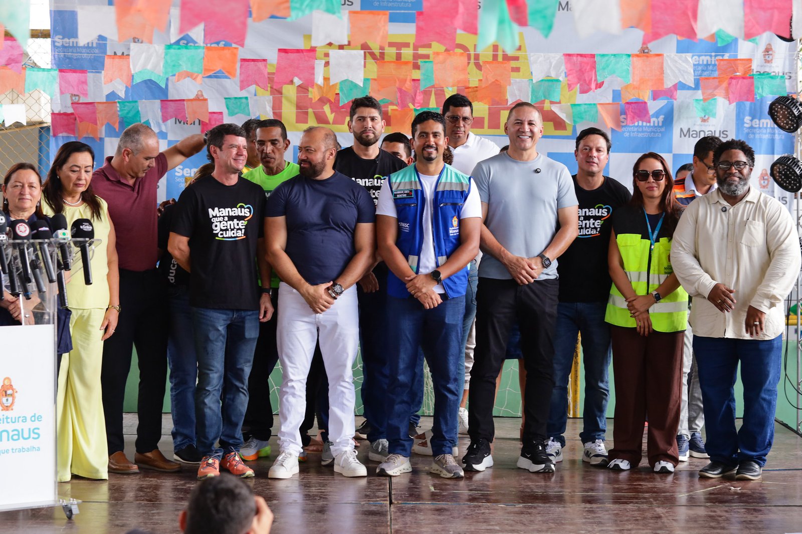 Prefeitura realiza 7ª edição do programa ‘Manaus que a Gente Cuida’ no Parque Solimões com anúncio de requalificação de lagoa da comunidade