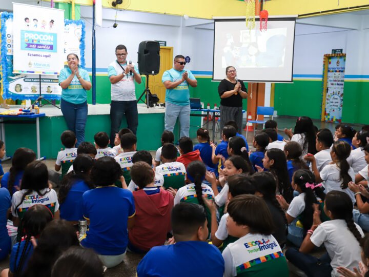 Prefeitura de Manaus leva projeto de consumo consciente para mais de 150 alunos na zona Sul da capital