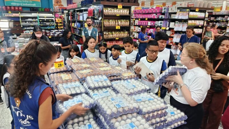 Projeto “Fiscal Mirim”, da Visa Manaus, leva estudantes para viver experiência prática como fiscais sanitários