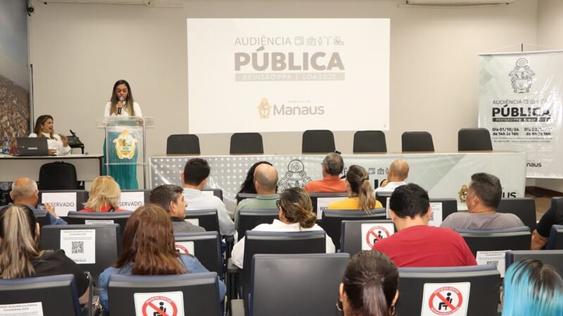 Planeja Manaus abre inscrições para palestras e painéis sobre orçamento público