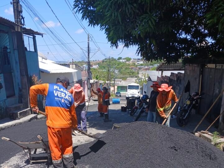 Prefeitura de Manaus avança com recuperação asfáltica e melhora acesso no Novo Aleixo