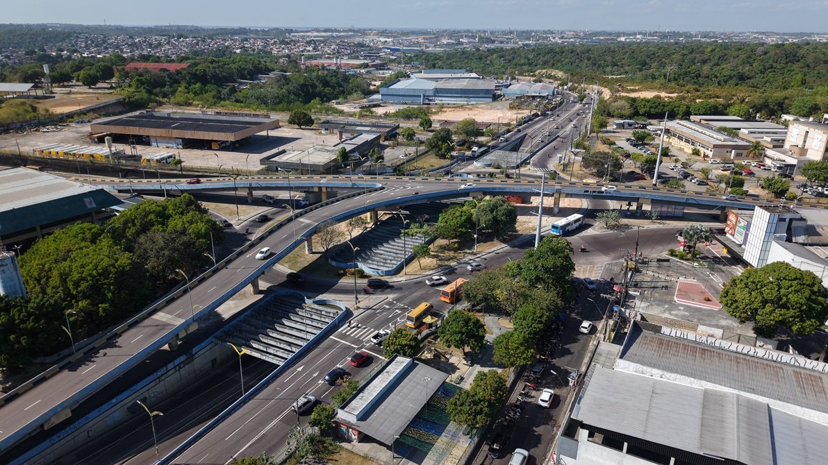 Prefeitura de Manaus inicia modernização do Complexo Viário Engenheiro Luiz Augusto Veiga Soares, na zona Leste