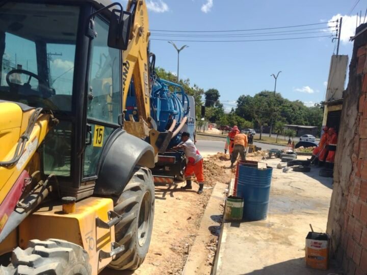 Prefeitura de Manaus implanta 450 metros de nova drenagem profunda para reforçar prevenção de alagamentos na zona Norte