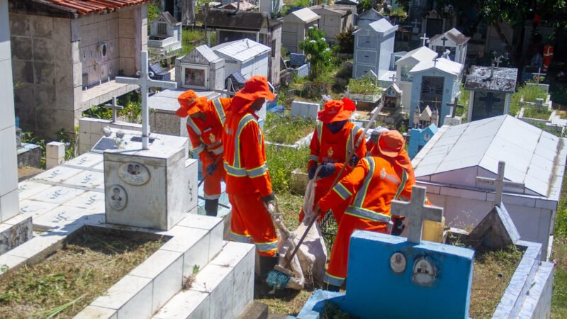 Cemitérios de Manaus estão prontos para o Dia dos Pais