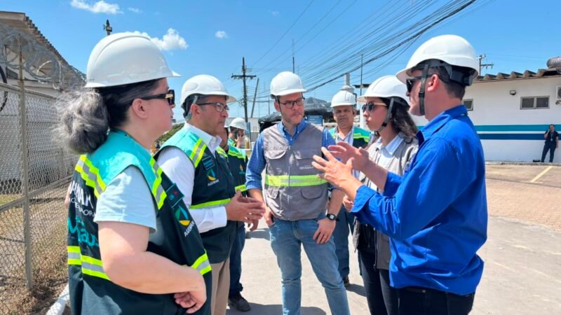 Ageman vistoria execução de parada programada da Águas de Manaus para reforçar abastecimento no verão amazônico