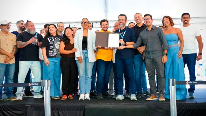 Prefeito Renato Junior assina Ordem de Serviço para criação da primeira ‘Rua Gastronômica de Manaus’ na Ferreira Pena para impulsionar reocupação do centro histórico