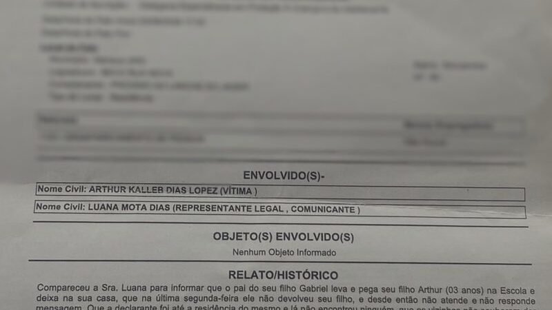Mãe pede ajuda para encontrar filho de três anos desaparecido há quase uma semana em Manaus