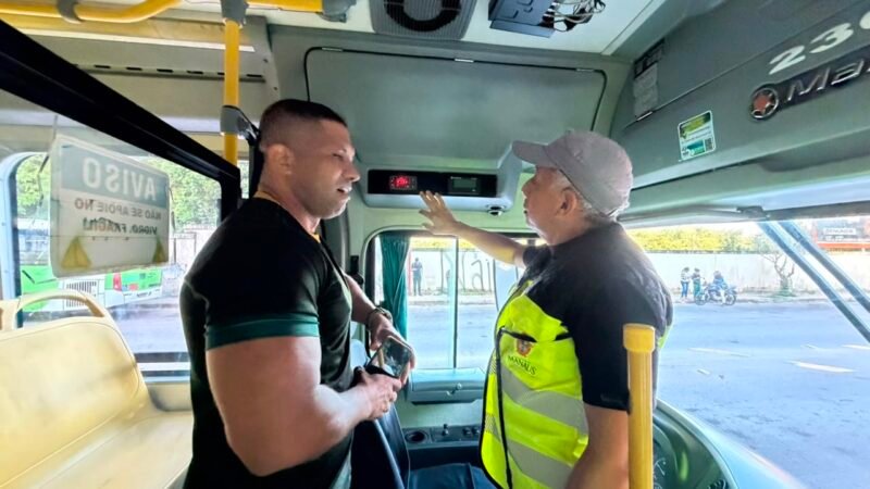 Prefeitura de Manaus intensifica fiscalização do sistema de condicionadores de ar nos ônibus durante o verão amazônico