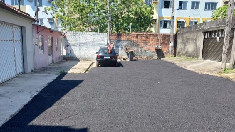 Prefeitura de Manaus recupera pavimento e melhora circulação no bairro Dom Pedro