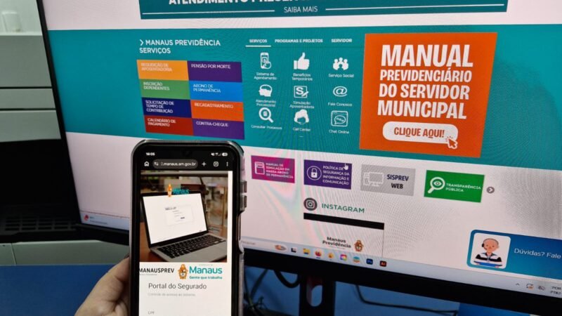 Manausprev passa a emitir contracheques de aposentados e pensionistas exclusivamente on-line