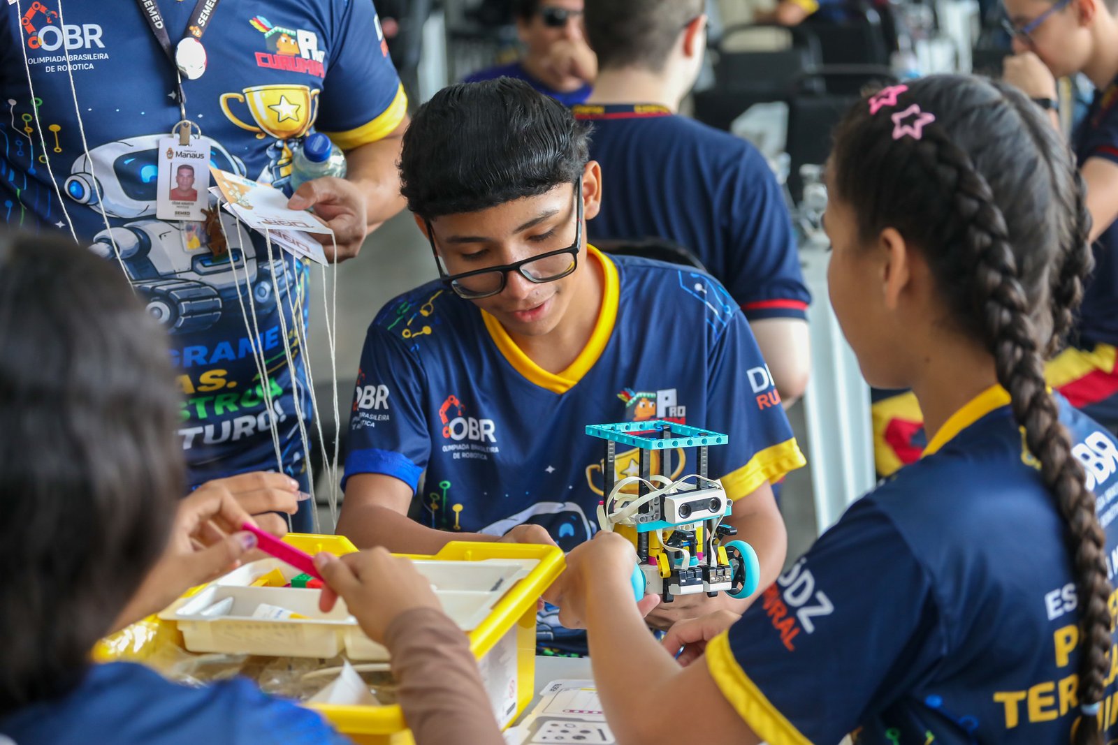 Escolas da Prefeitura de Manaus são destaques na fase regional da Olimpíada Brasileira de Robótica