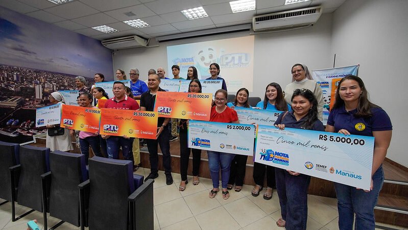 Prefeitura de Manaus entrega R$ 540 mil em premiação dos sorteios do IPTU Premiado e Nota Premiada