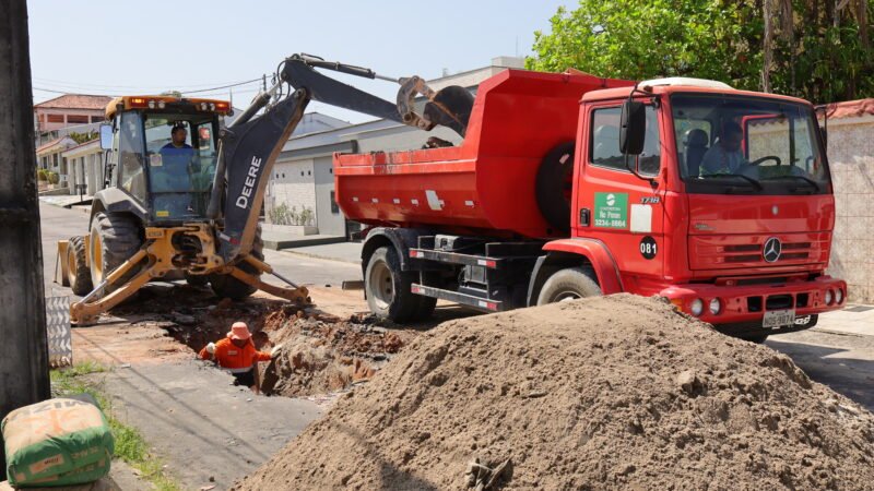 Prefeitura de Manaus recupera drenagem profunda e reforça segurança no conjunto Duque de Caxias