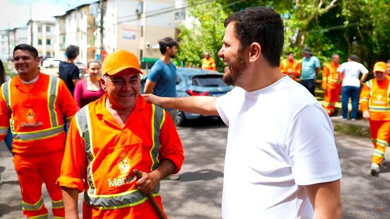 Prefeito Renato Junior destaca trabalho de 1,5 mil garis e reforça conscientização para manter Manaus limpa