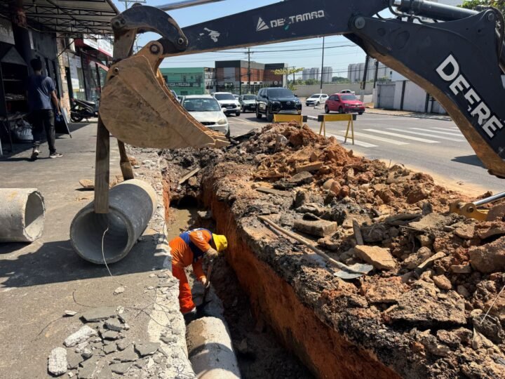 Prefeitura de Manaus recupera drenagem e reforça prevenção contra alagamentos no bairro Compensa