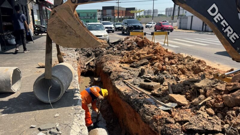 Prefeitura de Manaus recupera drenagem e reforça prevenção contra alagamentos no bairro Compensa