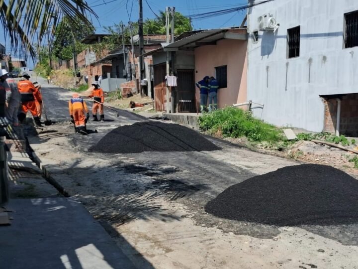 Prefeitura de Manaus recupera rua Maria Fernandes e melhora infraestrutura no Colônia Terra Nova