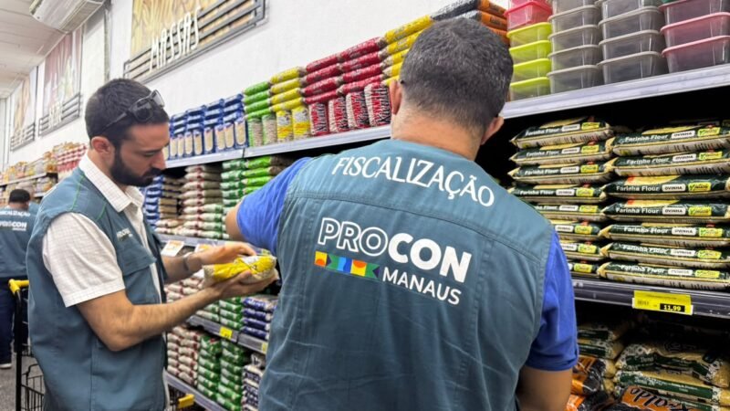 Pesquisa do Procon Manaus aponta aumento de 0,58% no valor médio da cesta básica em setembro