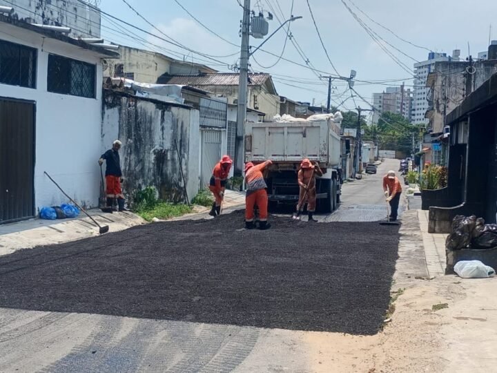 Prefeitura de Manaus conclui serviço de infraestrutura na rua Wilson de Castro e melhora circulação no Parque 10
