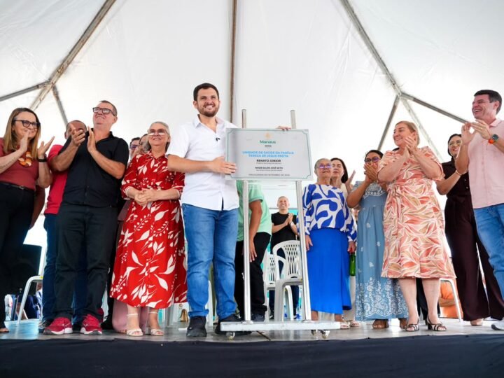 Prefeito Renato Junior inaugura nova USF no Monte das Oliveiras e pede acolhimento e escuta qualificada como padrão de atendimento à população