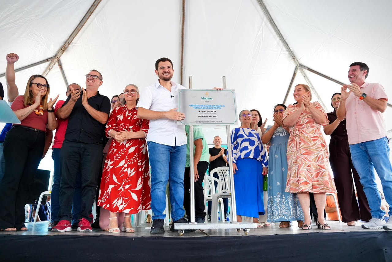 Prefeito Renato Junior inaugura nova USF no Monte das Oliveiras e pede acolhimento e escuta qualificada como padrão de atendimento à população