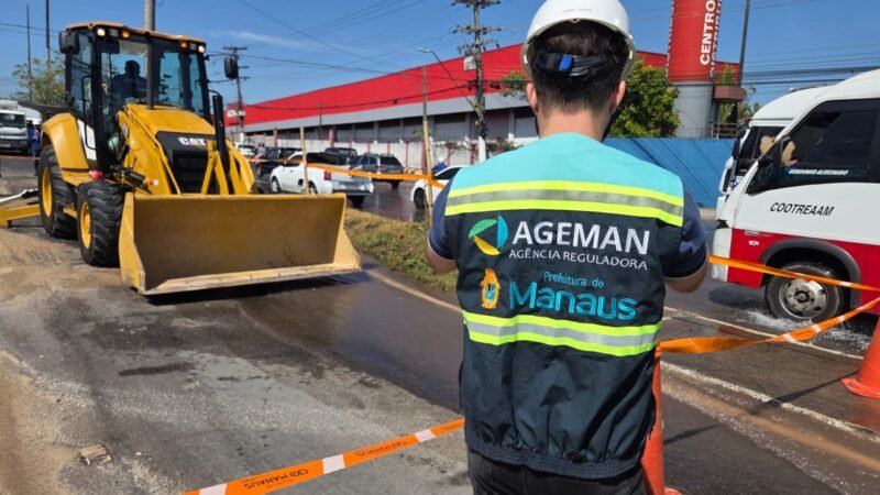 Ageman acompanha reparos em adutoras e monitora abastecimento nas áreas afetadas