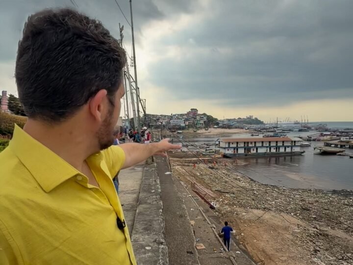Prefeito Renato Junior reforça limpeza da orla de Manaus com mais de 2,5 mil toneladas de lixo retiradas em 2026