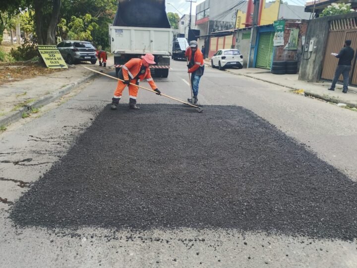Prefeitura de Manaus recupera avenida no Colônia Terra Nova e melhora circulação na zona Norte