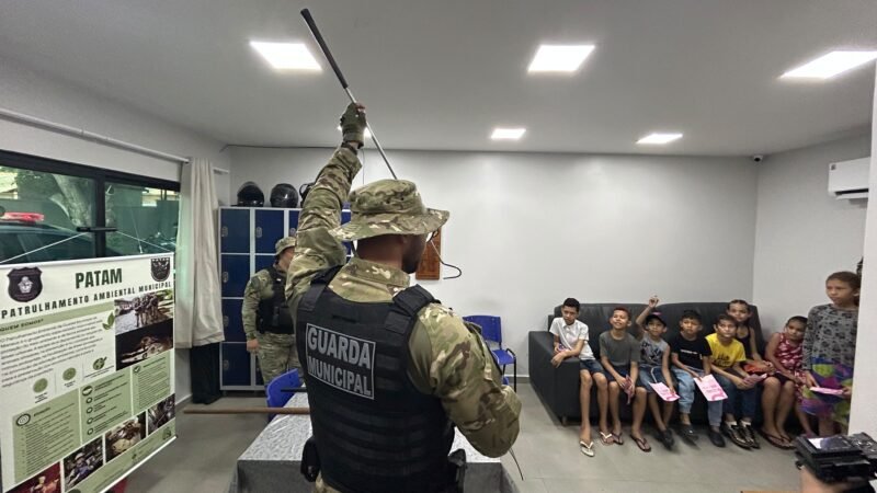 Guarda Municipal promove ações com grupamentos especializados em alusão ao Dia das Crianças