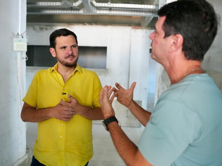 Prefeito Renato Junior vistoria obras do Caps no Lago Azul com 60% de execução e garante ampliação da rede de atenção psicossocial do município